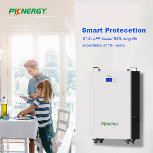 PKNERGY Powerwall 51.2V 300Ah 15Kwh LiFePO4 Battery with Roller for Home Energy Storage