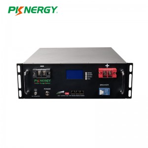 PKNERGY New Design 51.2V 100Ah 5Kwh Rack Mounted Lifepo4 Battery with LCD Screen