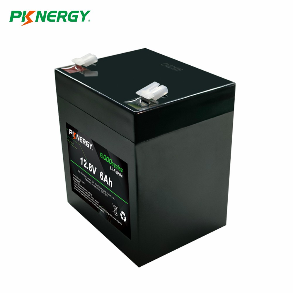 PKNERGY 12.8V 6Ah LiFePO4 Ólomsavas akkumulátor csere