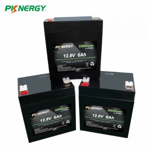 PKNERGY 12.8V 6Ah LiFePO4 substituindo bateria acidificada ao chumbo
