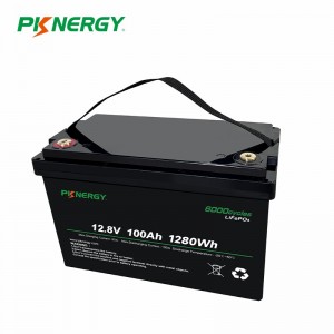 Bateria PKNERGY 12V 100Ah LiFePO4 com Bluetooth