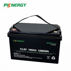 PKNERGY 12V 100Ah LiFePO4 Battery with Bluetooth