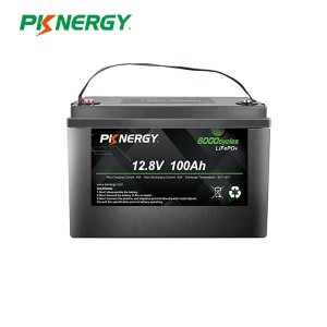 PKNERGY 12.8V 100Ah LiFePo4 substituindo bateria de chumbo-ácido
