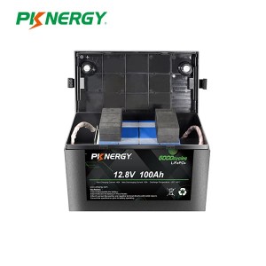 PKNERGY 12,8V 100Ah LiFePo4 náhradní olověná baterie