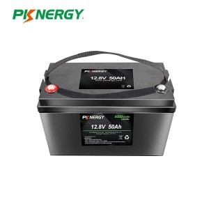 PKNERGY 12V 50Ah LiFePo4 substituindo bateria de chumbo-ácido