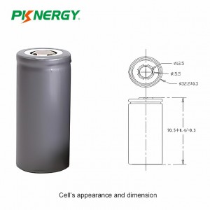 PKNERGY 32700 LiFePO4-batterijcel 3,2 V 6000 mAh
