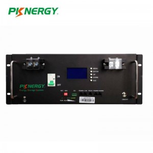 PKNERGY neues Design 4U 51,2 V 100 Ah 5 kWh Rack-montierte Lifepo4-Batterie