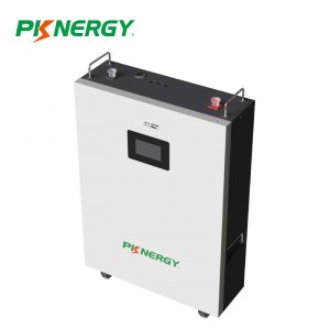 PKNERGY Powerwall 51.2V 200Ah 10Kwh fali LiFePO4 akkumulátor görgővel