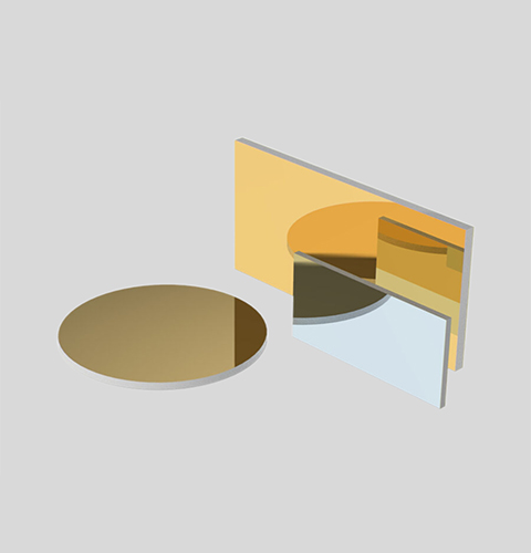 Metallbelagte Plano optiske speil