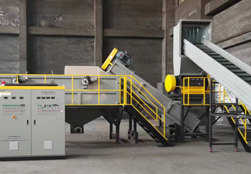 PP PE Film/Bags washing recycling&granulating line installed in Shandong