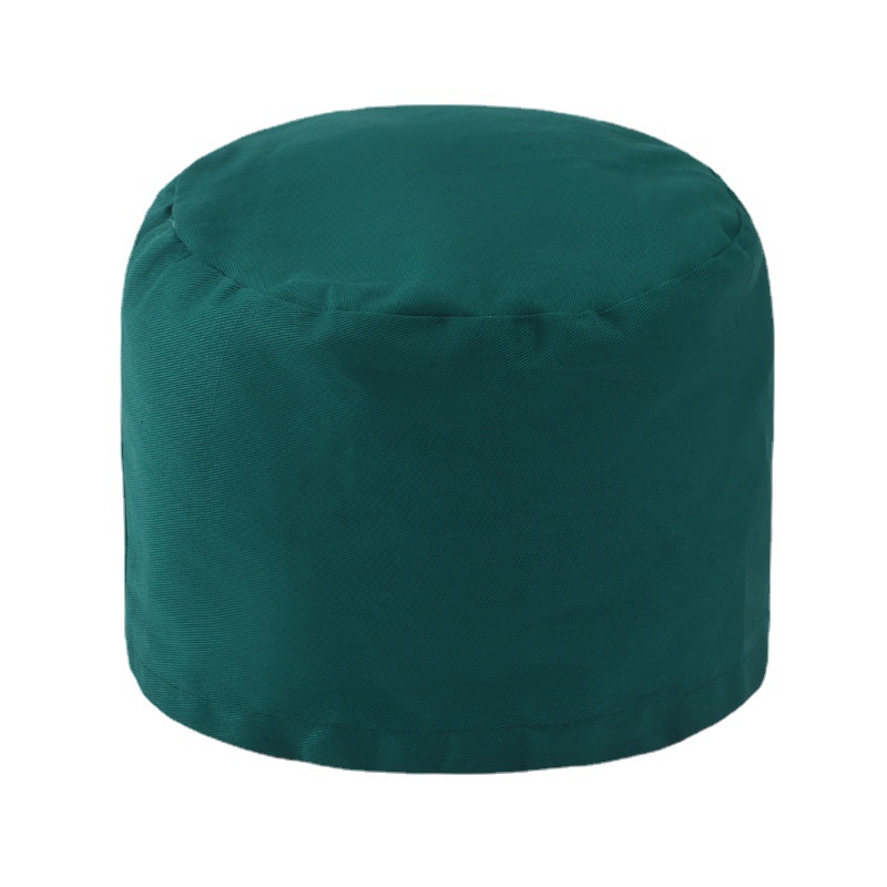 Elastic Doctor’s Hat Round Hat Doctor’s Hat Health Hat Work Hat Unisex Scrub Cap with Cotton Sweatband
