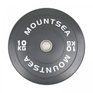 ແຜ່ນກັນໄພໂອລິມປິກ, ແຜ່ນນ້ຳໜັກໂອລິມປິກຢາງມີ 2 ນິ້ວສະແຕນເລດ, 10LB/15LB/25LB/35LB/45LB Bumper Plates-Pairs for Strength & Weightlifting