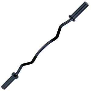 Olympic EZ Curl Bar – 2 inch, haltere pentru antrenamente pentru bicepși, tricepși și brațe acasă și în sală