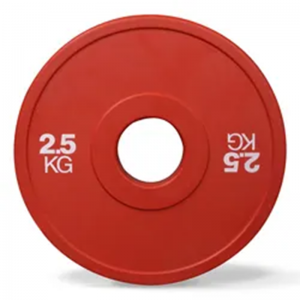 Олимпийски фракционни плочи 1,25 LB 2,5 LB 5 LB Комплект частични плочи с гумено покритие 2-инчови цветни плочи за тежести за силови тренировки Отслабване Продават се по двойки
