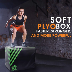 Mäkká penová plyo skákacia skrinka 3 v 1 penová plyo škatuľa, plyometrický box, tréning na platforme, MMA a kondicionovanie