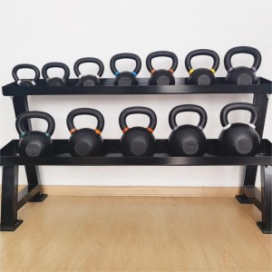 Powder Coated Cast Iron Competition Kettlebell with Wide Handles & Flat Bottoms – 4၊ 6၊ 8၊ 10၊ 12၊ 14၊ 16၊ 20၊ 24၊ 28၊ 32၊ 40 ကီလိုဂရမ်၊ 44 ကီလိုဂရမ်၊ 48 ကီလိုဂရမ်။