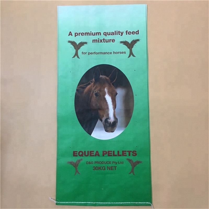 Super Lowest Price Pp Woven Block Bottom Flour Bag - Gusseted BOPP Horse Pellet Bag – Jintang