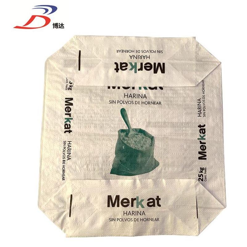 2019 Dobra kakovost Kitajska Hot Selling Logo Printing BOPP laminirana biorazgradljiva plastična tkana vrečka za rižev fižol Moka Stročnice Hrana Žitna krma Pesek Gnojilo