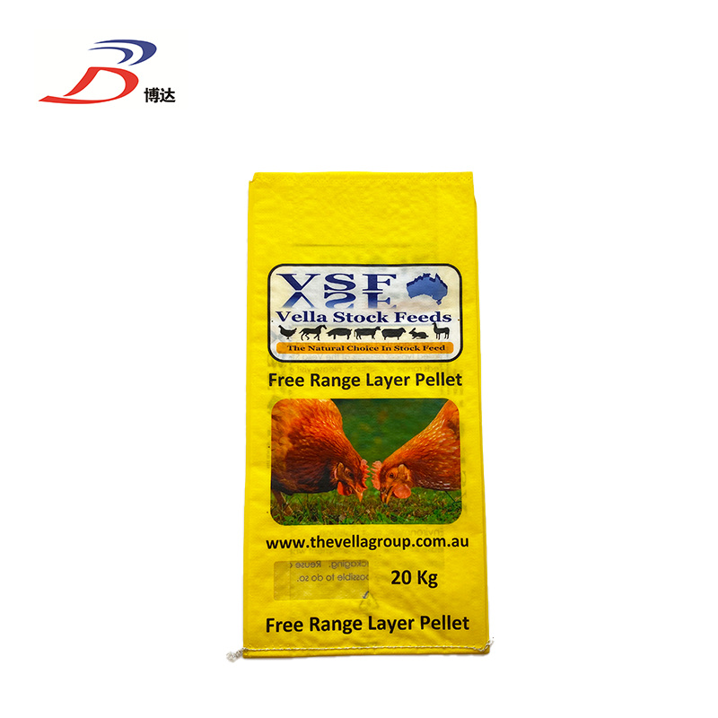 Factory best selling Flour Sack Design - Side Gusset Stock Feed BOPP Woven Bag – Jintang