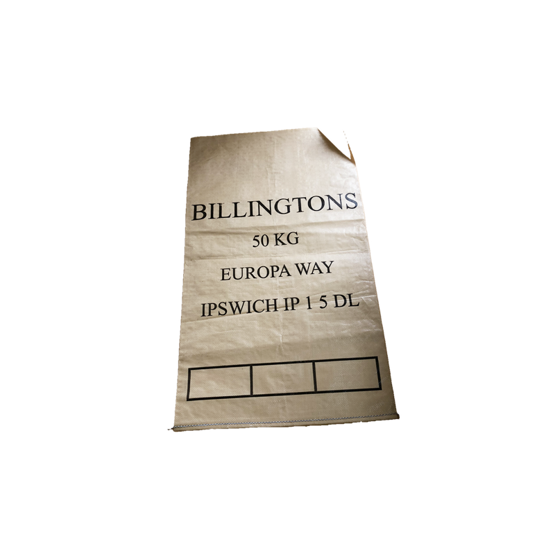 Reasonable price Poly- Flour - 50kg pp woven plastic inner coated sugar bag with 1 side print  – Jintang