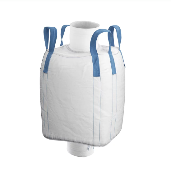 Jumbo Bag Тип 9: Круглый FIBC – Верхний носик и сливной носик