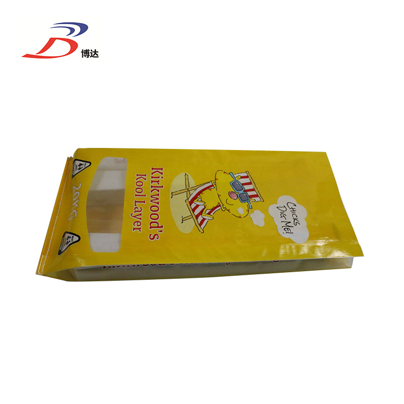 Factory wholesale No Laminated Pp Woven Bag - 20kg Stock Feed Sack Back Seam PP Bag – Jintang