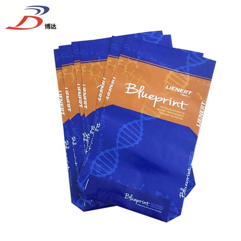 Quality Inspection for Ecological Coated Bags - BOPP Laminated Block Bottom Animal Feed Bag – Jintang