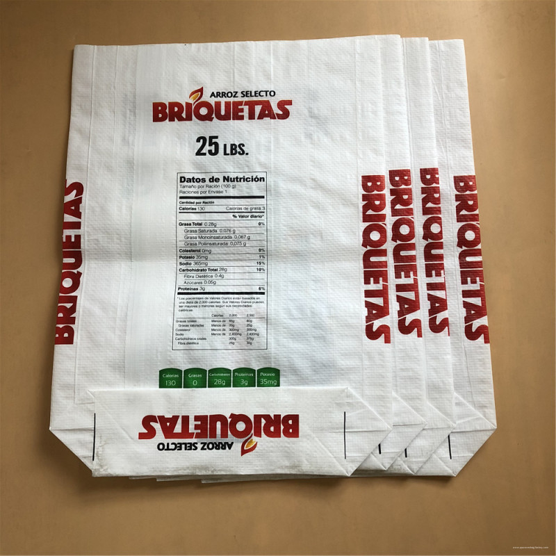 Factory Cheap Hot Block Bottom Valve Flour Packaging Bag - Bopp laminated sacks for 25lbs seed – Jintang