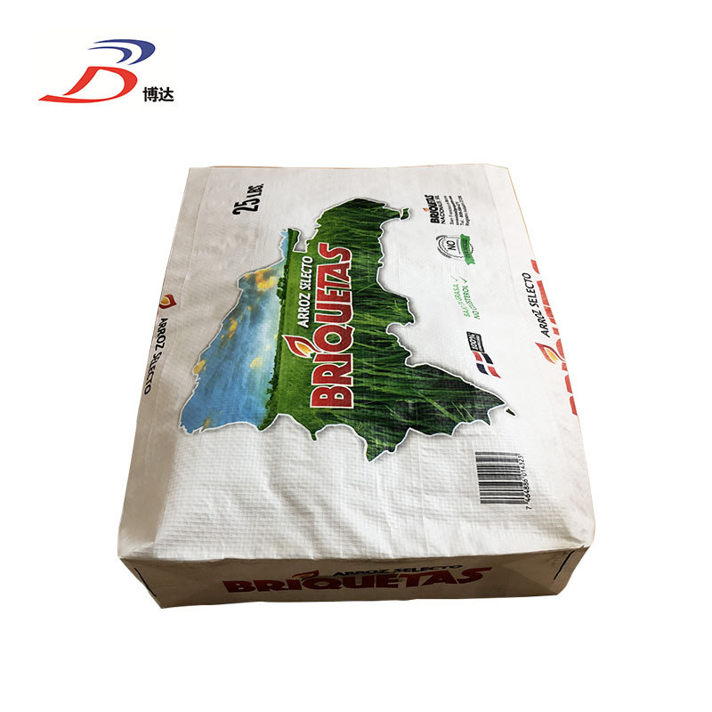 OEM China Pp Woven Sugar Packaging Bag - Back Seam Block Bottom PP Bag – Jintang