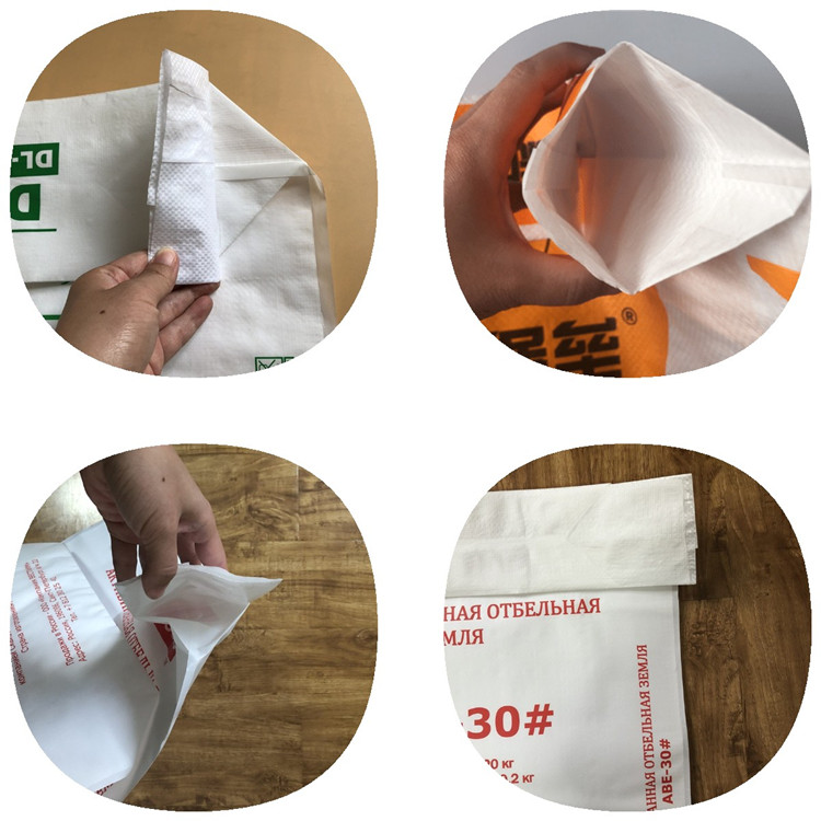 Производители и доставчици на PP тъкани полипропиленови удължени долни торби с клапанен блок