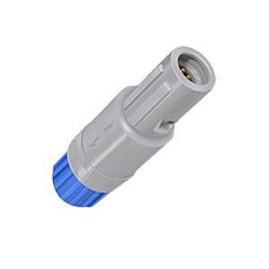 INT-P-TAG Blue Color Multipin Plastic Push Pull Connector
