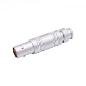 INT-TFA S series Coaxial Connector IP50 A Nut for Bend Relief