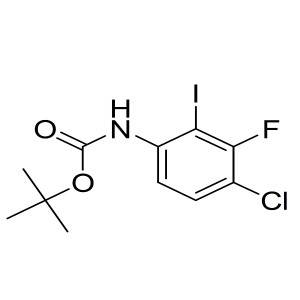 tert-butyl (4-chloro-3-fluoro-2-iodophenyl)carbamate CAS:1018450-35-5