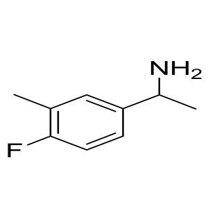 1-(4-fluoro-3-methylphenyl)ethanamine CAS:105321-48-0