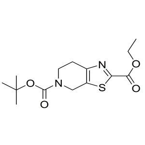 5-tert-butyl 2-ethyl 6,7-dihydrothiazolo[5,4-c]pyridine-2,5(4H)-dicarboxylate CAS:1053656-51-1
