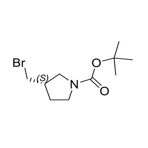 (S)-tert-butyl 3-(bromomethyl)pyrrolidine-1-carboxylate CAS:1067230-64-1