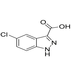5-chloro-1H-indazole-3-carboxylic acid CAS:1077-95-8