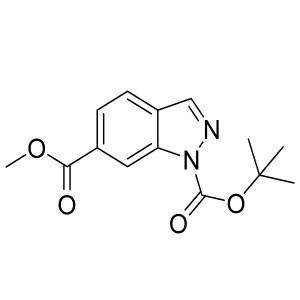 1-tert-butyl 6-methyl 1H-indazole-1,6-dicarboxylate CAS:1126424-50-7