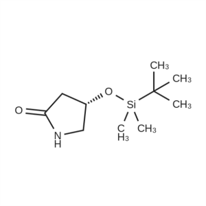 (S)-4-((tert-Butyldimethylsilyl)oxy)pyrrolidin-2-one CAS:141629-19-8