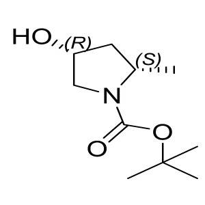 (2S,4R)-tert-butyl 4-hydroxy-2-methylpyrrolidine-1-carboxylate CAS:114676-61-8
