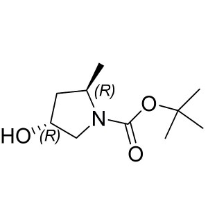 (2R,4R)-tert-butyl 4-hydroxy-2-methylpyrrolidine-1-carboxylate CAS:114676-93-6