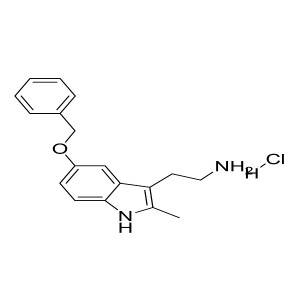 2-(5-(benzyloxy)-2-methyl-1H-indol-3-yl)ethanamine hydrochloride CAS:1147199-72-1