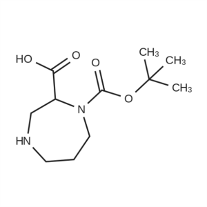 1,4-bis(tert-butoxycarbonyl)-1,4-diazepane-2-carboxylic acid CAS:1381946-78-6