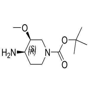 (3S,4R)-tert-butyl 4-amino-3-methoxypiperidine-1-carboxylate CAS:1171125-92-0