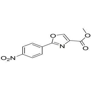 methyl 2-(4-nitrophenyl)oxazole-4-carboxylate CAS:1171126-87-6