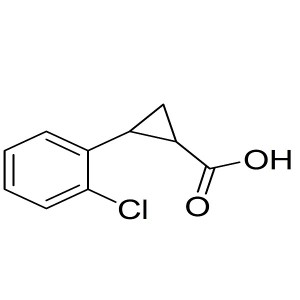 2-(2-chlorophenyl)cyclopropanecarboxylic acid CAS:1181230-38-5