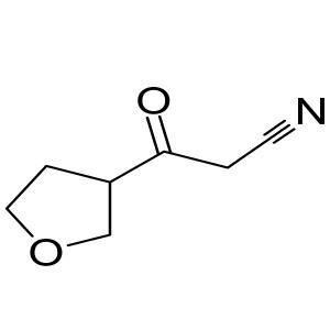 3-oxo-3-(tetrahydrofuran-3-yl)propanenitrile CAS:1186610-03-6