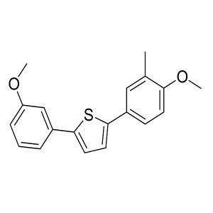 2-(4-methoxy-3-methylphenyl)-5-(3-methoxyphenyl)thiophene CAS:1193525-42-6