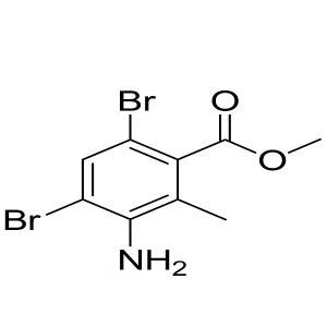 methyl 3-amino-4,6-dibromo-2-methylbenzoate CAS:119916-05-1