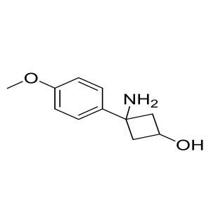 3-amino-3-(4-methoxyphenyl)cyclobutanol CAS:1199556-66-5
